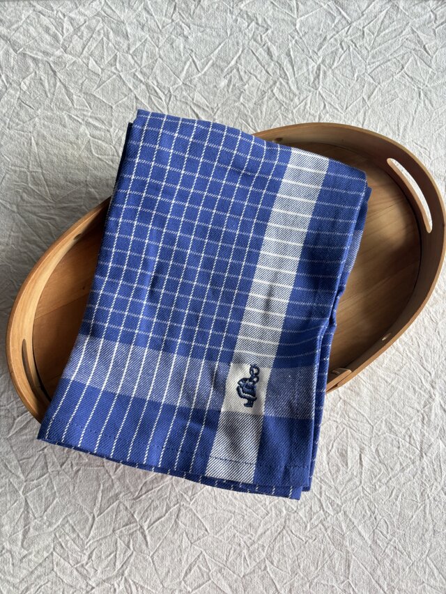 Denmark Irma tea towel꙳✧˖°デンマーク イヤマちゃん 鮮やかブルーの
