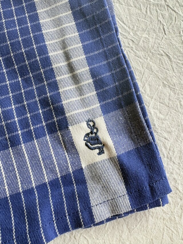 Denmark Irma tea towel꙳✧˖°デンマーク イヤマちゃん 鮮やかブルーの
