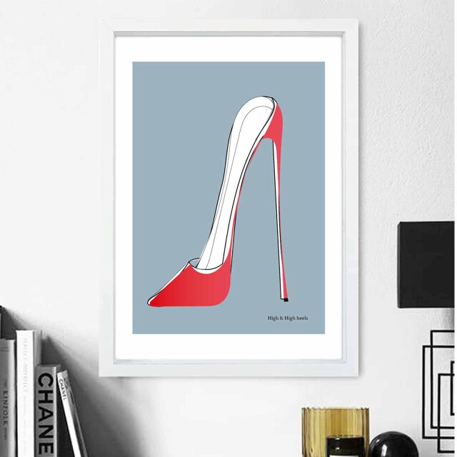 High & High heel 送料無料 sei新着作品/新着順 イラスト ポスター