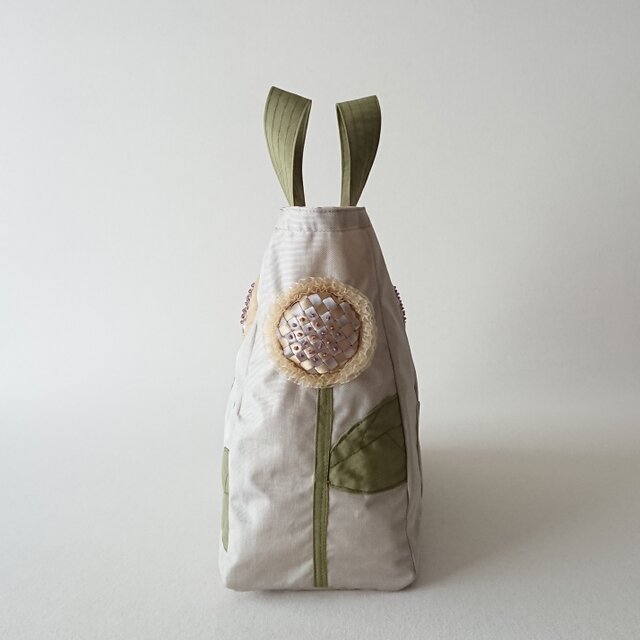 himawari nylon tote [beige] | iichi 日々の暮らしを心地よくする