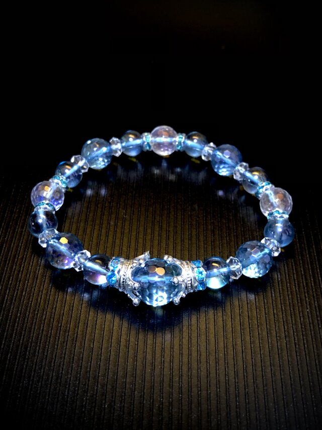 アクアオーラ デザイン 天然石ブレスレット | iichi 日々の暮らしを