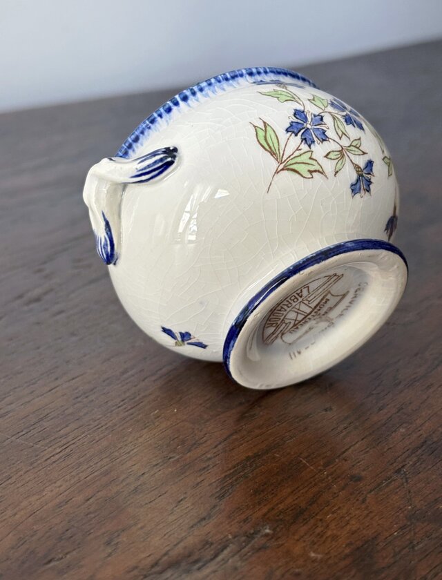 クレイユモントロー Creil&Montereau 矢車菊 クリームポット ディ
