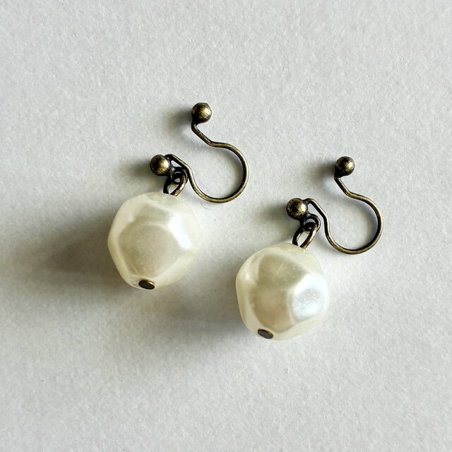 ノンホールピアス No.1259バロックパール | iichi 日々の暮らしを