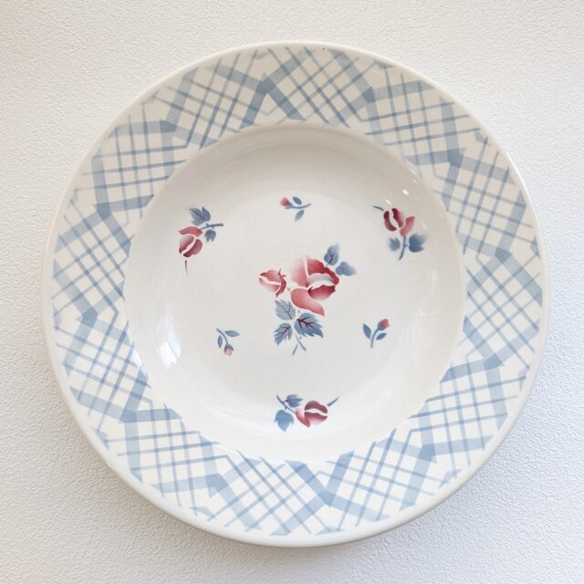 フランス SARREGUEMINES MAURICE サルグミンヌ レッドローズ スープ