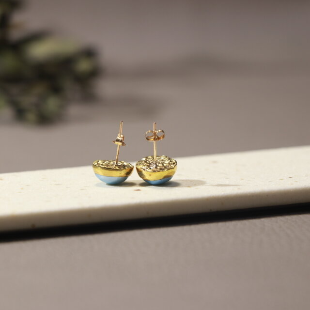ブルーパールピアス（ブルースター） | iichi 日々の暮らしを心地よく