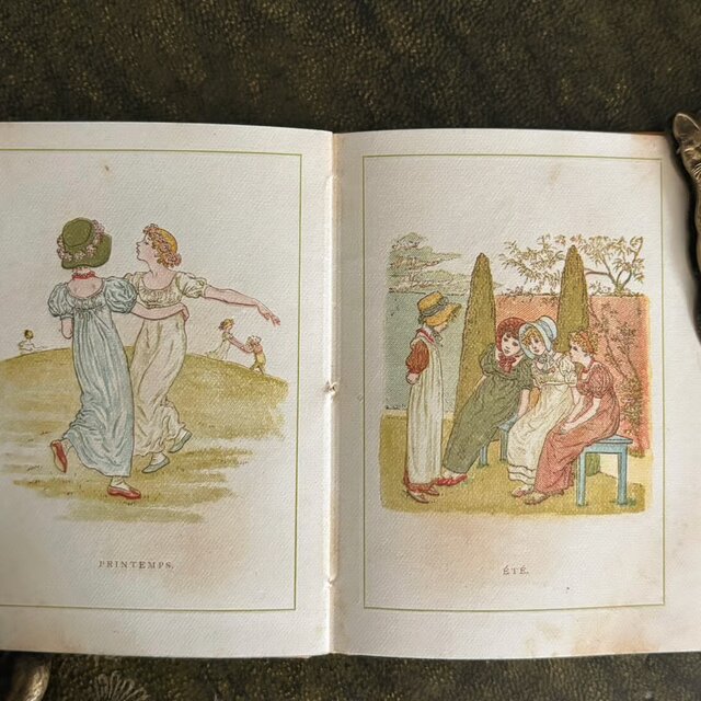 古書 Almanach de Kate Greenaway 1886 ケイト・グリーナウェイ 絵本