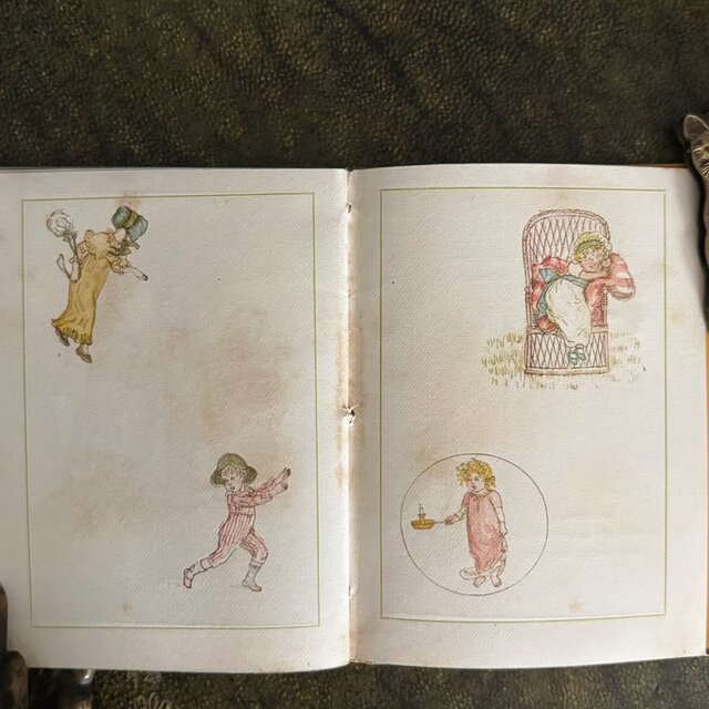 古書 Almanach de Kate Greenaway 1886 ケイト・グリーナウェイ 絵本