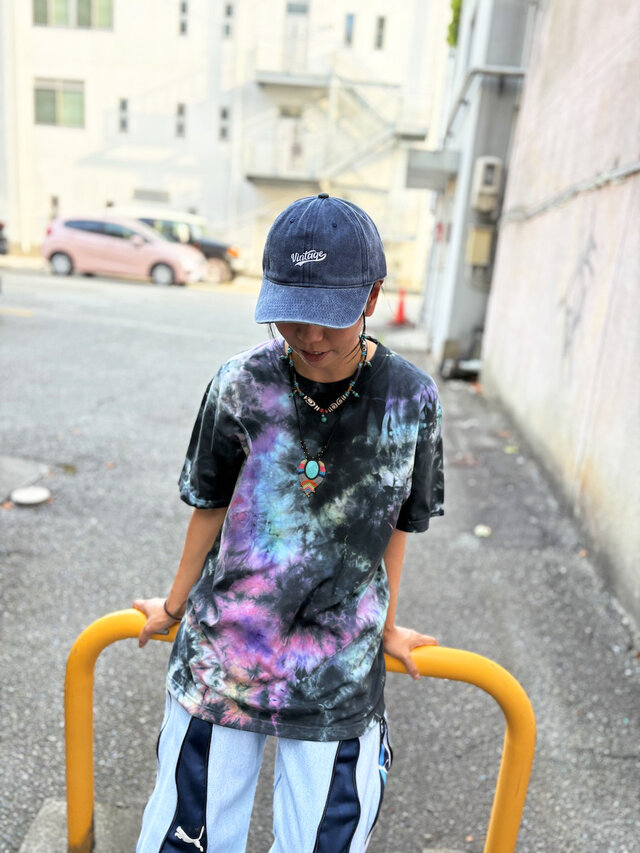ballaholic タイダイ柄 クールTシャツ CT_navy_832ab0c5-ee0d-49b3-