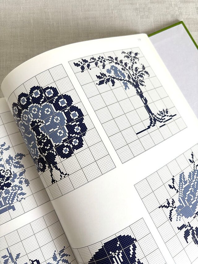 フランス古本 パッチワーク 刺繍 ABC クロスステッチ 手芸本 12psea9-2