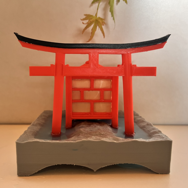間接照明 水上鳥居 | iichi 日々の暮らしを心地よくするハンドメイドや