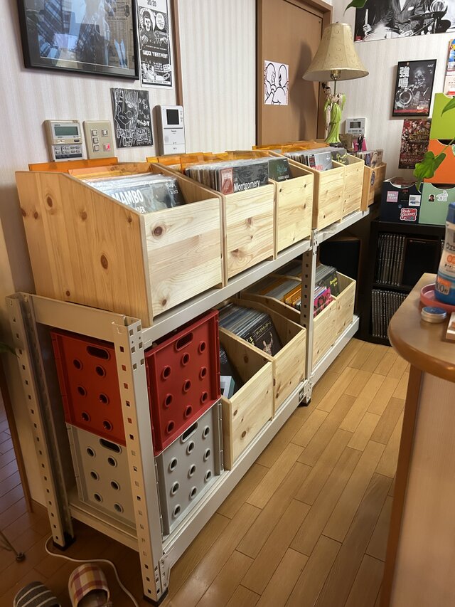 レコードボックス | iichi 日々の暮らしを心地よくするハンドメイドや