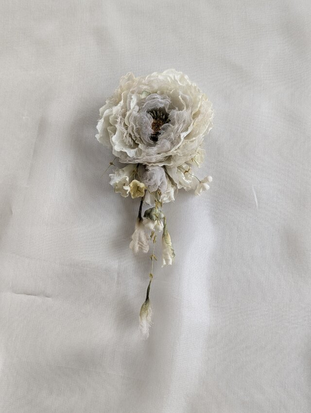 布花 お人形用のお花 (白＆黒） | iichi 日々の暮らしを心地よくする