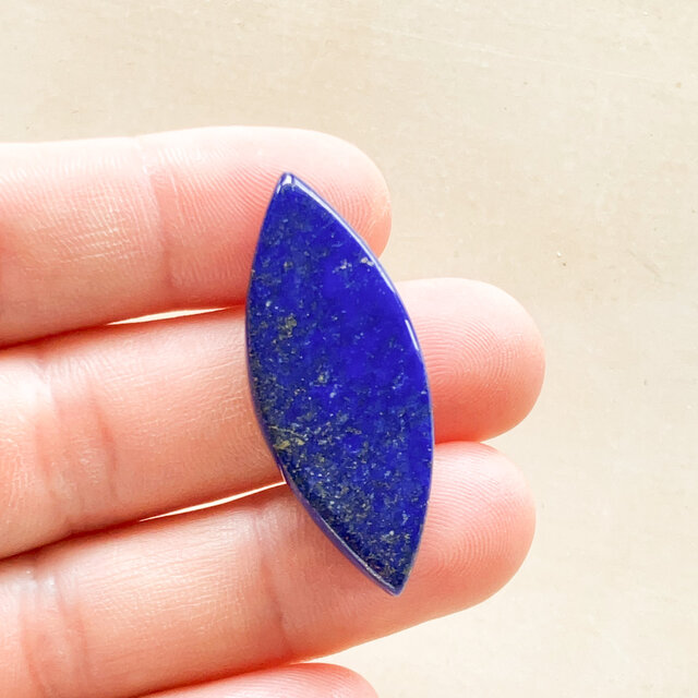 ラピスラズリ[198] 8x15mm 29Cts ルース ／天然石 ／ カボション