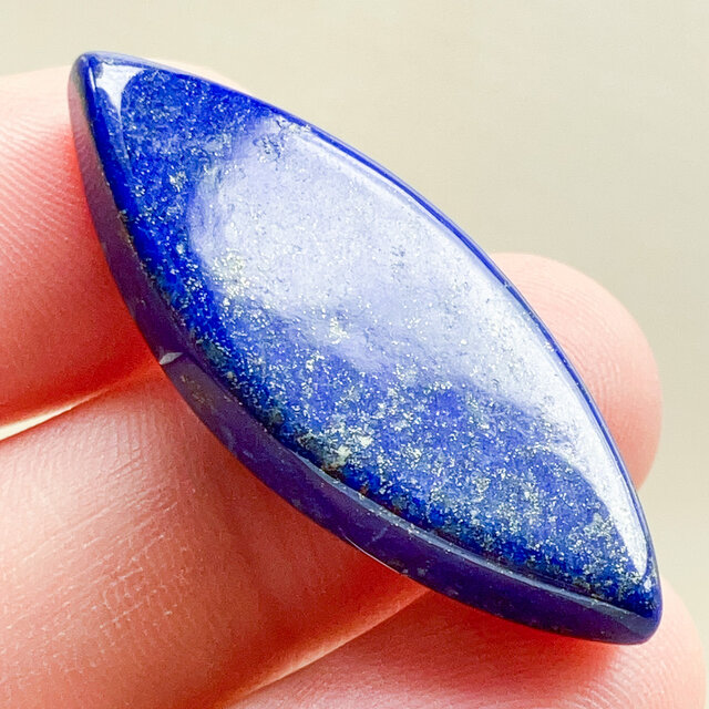 ラピスラズリ[198] 8x15mm 29Cts ルース ／天然石 ／ カボション