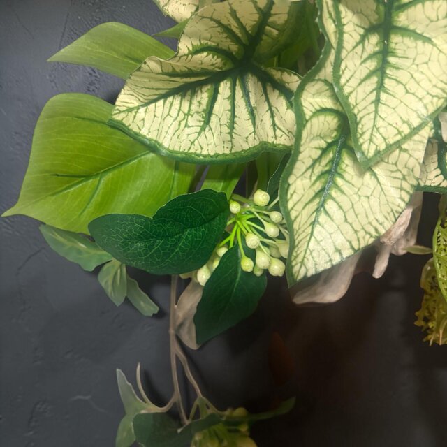 光触媒 人工観葉植物 ウォールグリーン フェイクグリーン 流木壁掛け