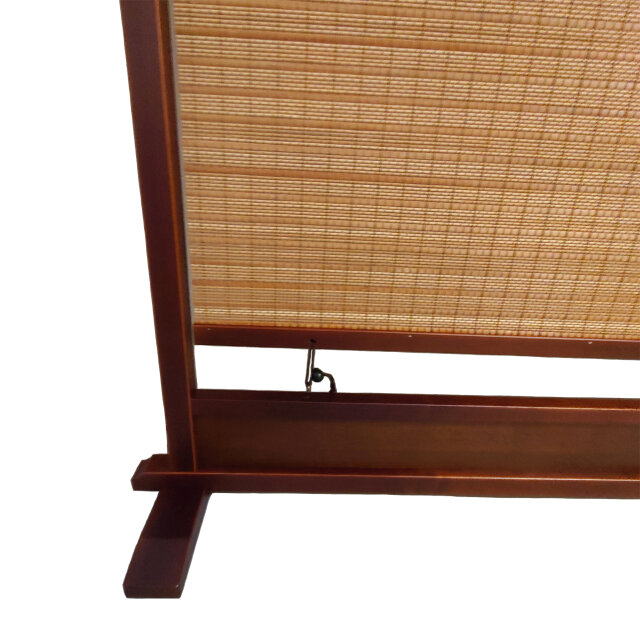 一枚式衝立 竹簾88タイプ ブラウンxいぶし竹 | iichi 日々の暮らしを