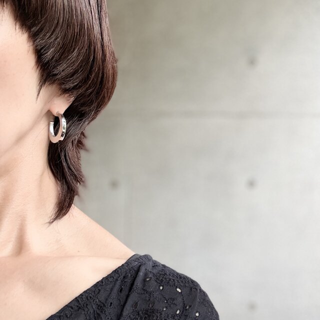 PA513-【 AVON 】エイボン・ヴィンテージピアス 1980-90's Silver Fine