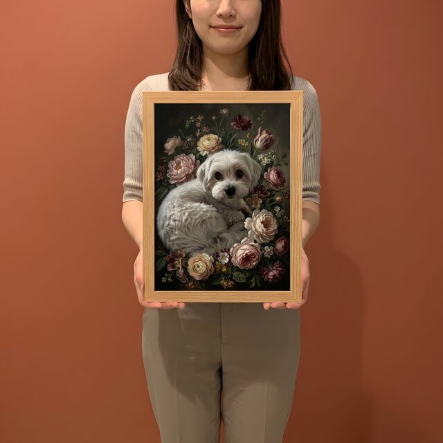 油絵　専用　微笑む優しい犬 油絵 専用 微笑む優しい犬 油絵 専用 微笑む優しい犬 【公式オンライン