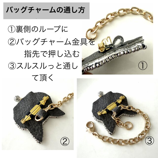 麦わら帽子の白猫】手刺繍ブローチ 2way仕様(バッグチャームオプション