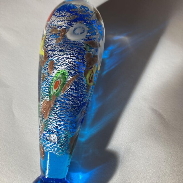 Murano ムラーノ アートガラス ハンドルルーペ 虫眼鏡 ガラス工芸