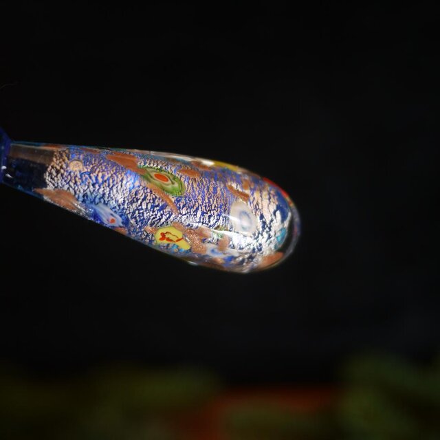 Murano ムラーノ アートガラス ハンドルルーペ 虫眼鏡 ガラス工芸