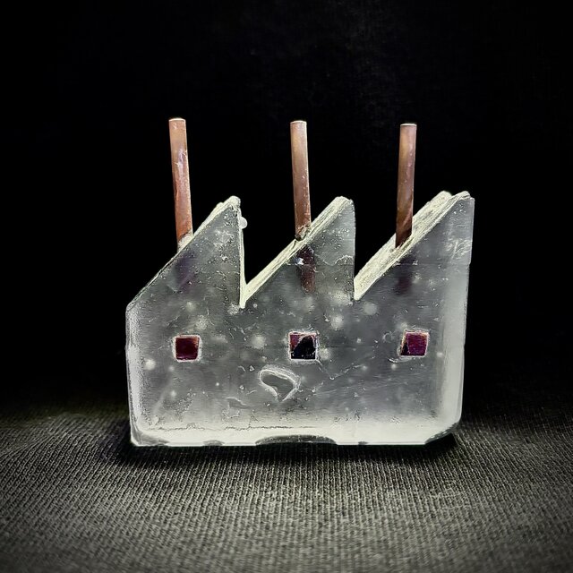 ガラス作家 佐伯泰典作 「夢工場 夜の天蓋」 | iichi 日々の暮らしを