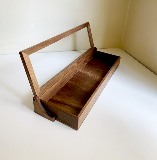 ガラスケース ウォールナットの小箱 ※受注製作 | iichi 日々の暮らしを
