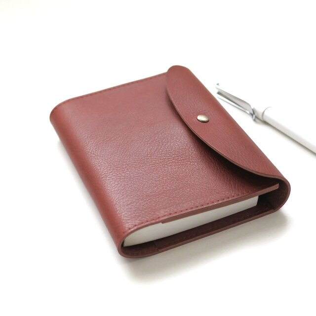 本革の手帳カバー(ブラウン)｜A6サイズ ほぼ日手帳 | iichi 日々の