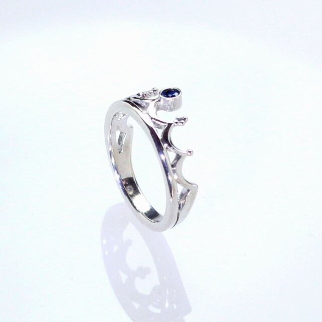 Sv925 ブルーサファイアリング 0.06ct | iichi 日々の暮らしを心地よく