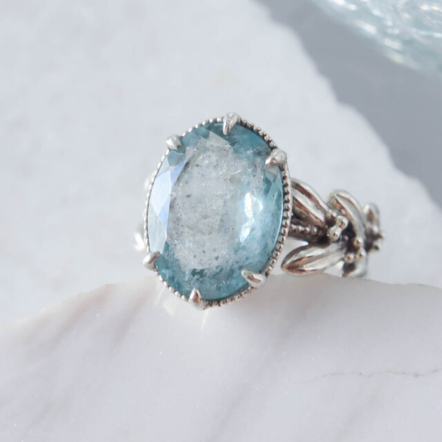 Moss Aquamarine モスアクアマリン リング | iichi 日々の暮らしを