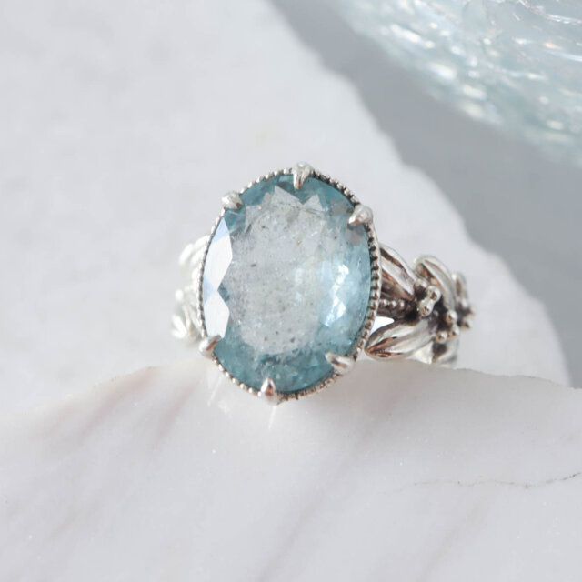 Moss Aquamarine モスアクアマリン リング | iichi 日々の暮らしを