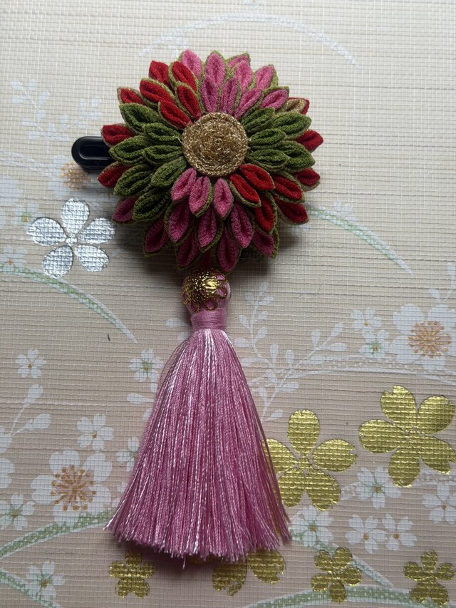 秋彩（あきいろ）の花 ～半くす髪飾り～ | iichi 日々の暮らしを