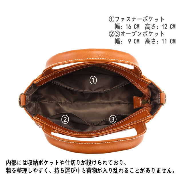 本革レザー ハンドバッグ レディース 軽量 ショルダー シンプル 高品質