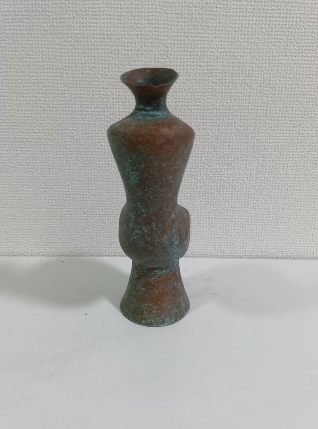 純銅1輪挿 憩 (一点物) | iichi 日々の暮らしを心地よくする