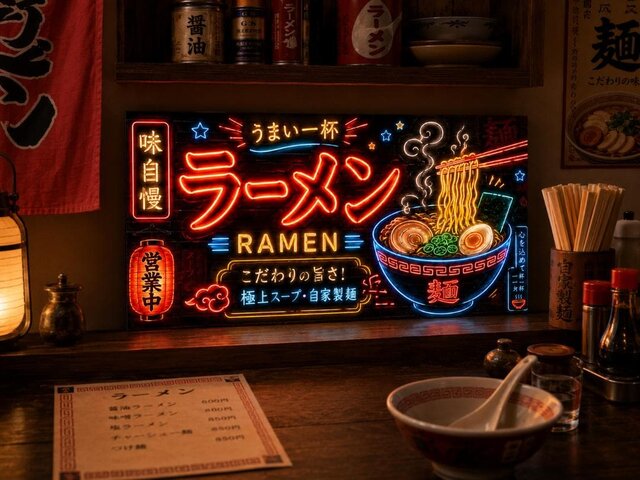 オーダー無料】ラーメン らーめん 中華そば 食堂 レストラン 屋台