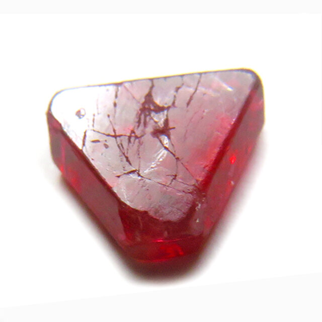 特選一点物】レッドスピネル 原石結晶（スピネル式双晶/マクレ・8月