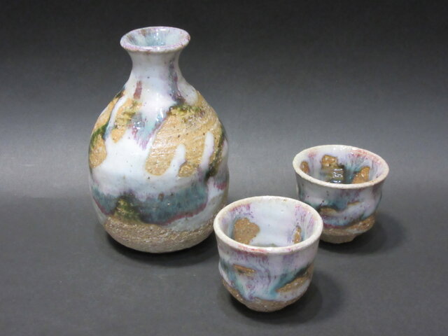 朝鮮唐津酒器セット（掛け流し） | iichi 日々の暮らしを心地よくする