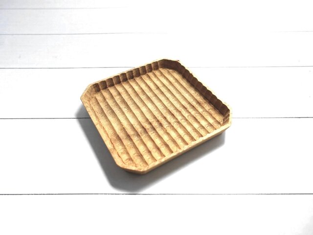 珍しい 楠の我谷盆 可愛らしいサイズ 」木製トレイ 小物置き