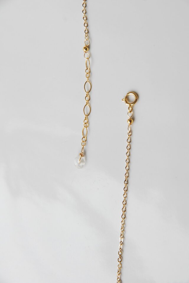 カットの入ったシトリンのネックレス 14kgf | iichi 日々の暮らしを