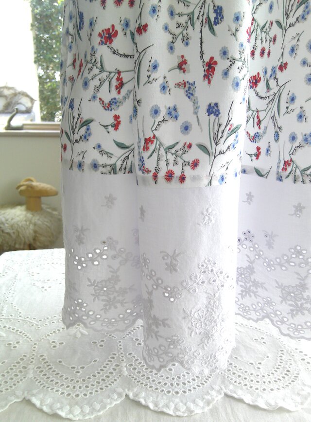 cutwork刺繍×CottonRayon caféstyle | iichi 日々の暮らしを心地よく