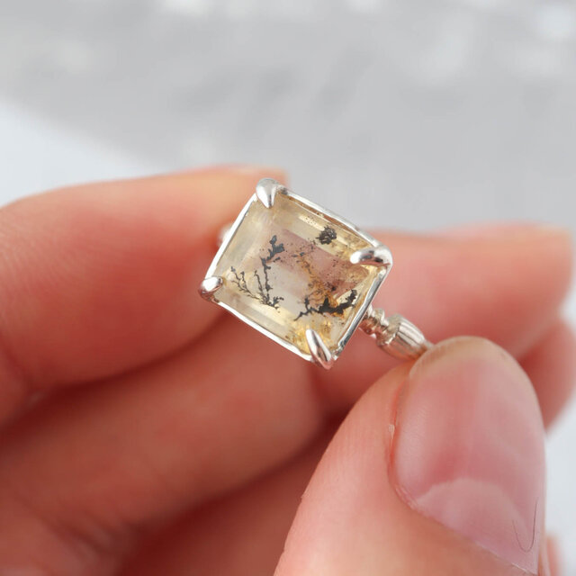 デンドリティッククォーツ ring / Silver | iichi 日々の暮らしを