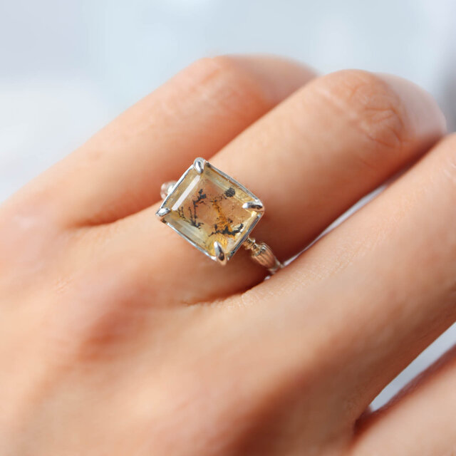 デンドリティッククォーツ ring / Silver | iichi 日々の暮らしを
