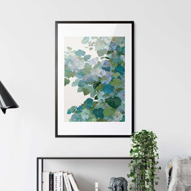 初夏に溶け込む朝顔 タイプB】ボタニカルアート 植物画 水彩画 絵画
