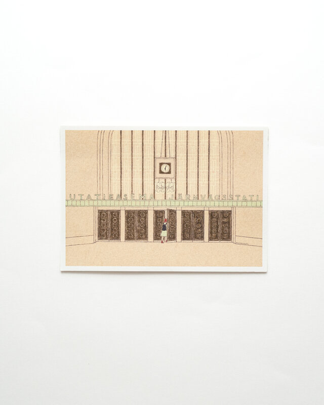 lumikka × Rie Koizumi｜Unfold｜A5 card set | iichi 日々の暮らしを