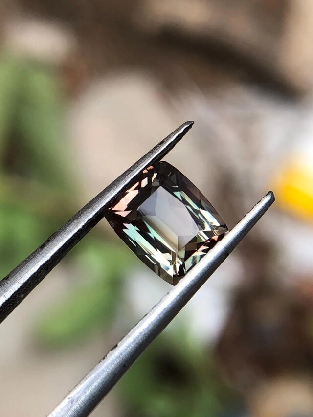 希少石 k18 Bi-color Oregon Sunstone リング/ 受注制作 | iichi 日々