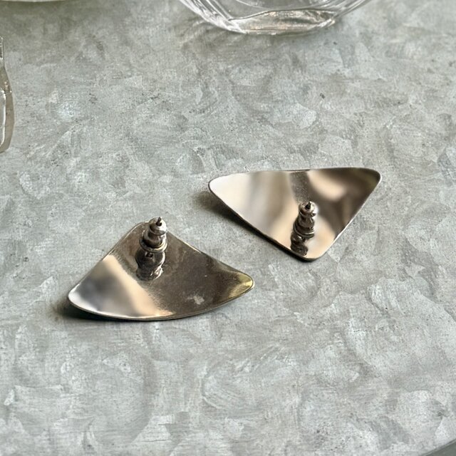 P840-ヴィンテージピアス U.S.A. 1980-90's Geometric Triangle