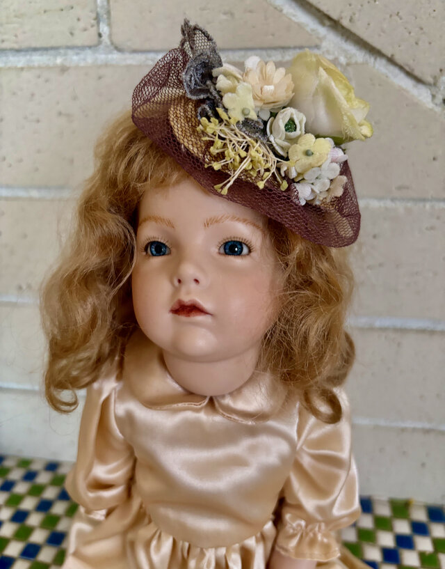 布花のドールのヘッドドレス C-2 | iichi 日々の暮らしを心地よくする