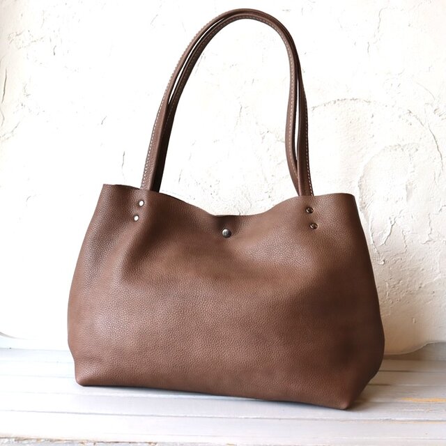 肩掛け 上質 むっちり柔らか 本革 男女兼用 ハンドメイド 9121 | iichi