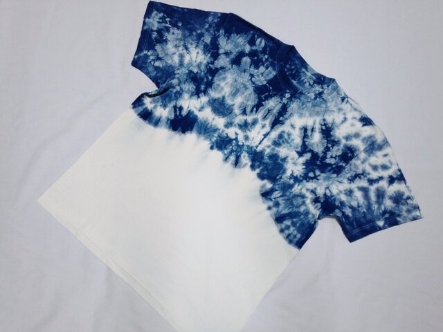 藍染・Tシャツ XLサイズ 絞り染め | iichi 日々の暮らしを心地よくする
