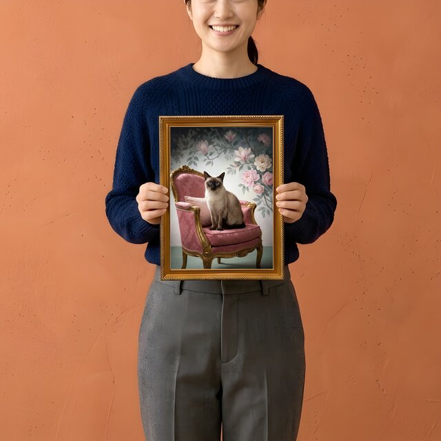 要問合せ♥️大好きな写真がアートになります♥️ロココ調 額 写真たて